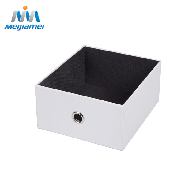 Personalized MDF Leather clothes storage box for closet