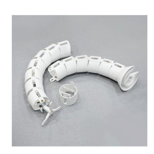 Plastic grey cable management snake furniture