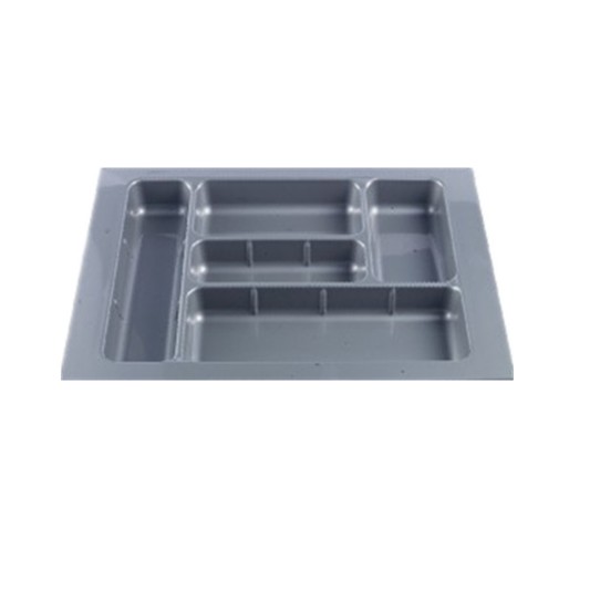 Plastic Kitchen Cutlery Tray Drawers Insert Cabinet 450mm